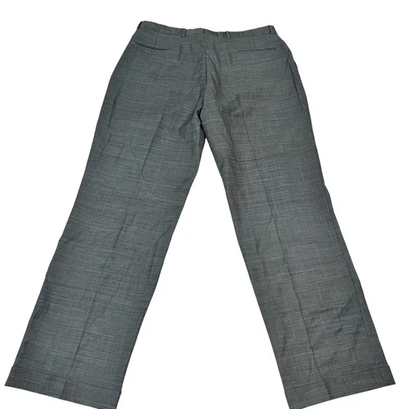 Vintage Tommy Hilfiger Wool Pleated Pants Men’s 36 Missing Button - Picture 6 of 10